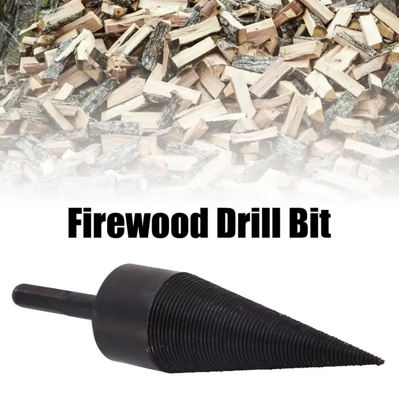 Kindling Firewood Splitter Drill Bit Triangle Shank Firewood Split Drill Household Machine 38MM
Kindling Firewood Splitter Drill Bit Triangle Shank Firewood Split Drill Household Machine 38MM