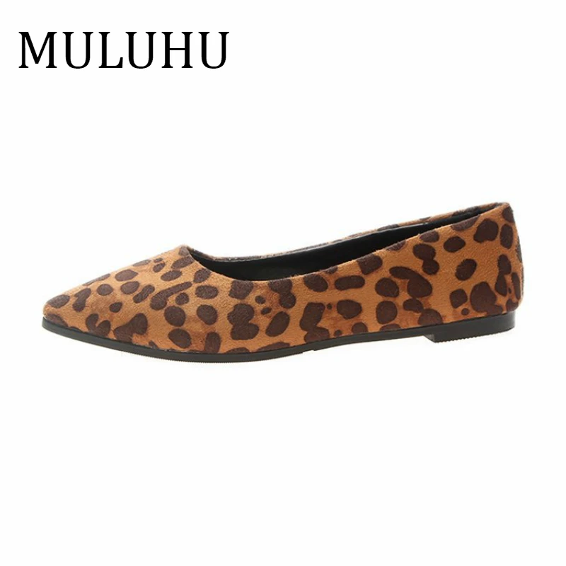 MULUHU 2019 Spring New Shoes Woman Loafer Leopard Women's Shoes Flat Pointed Toe Fashion Shallow Dress Shoes
MULUHU 2019 Spring New Shoes Woman Loafer Leopard Women's Shoes Flat Pointed Toe Fashion Shallow Dress Shoes