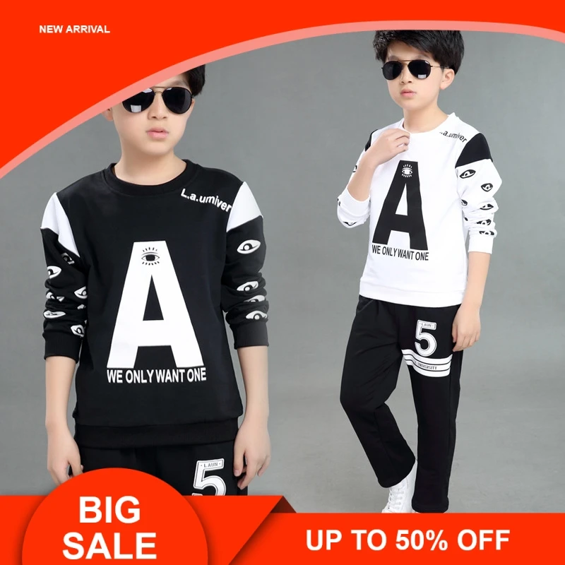 Children's Wear Boys Spring Kids Children Sets Sports Leisure Letter Two Piece Suit Boy Sportswear
Children's Wear Boys Spring Kids Children Sets Sports Leisure Letter Two Piece Suit Boy Sportswear