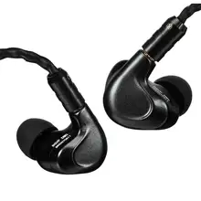 Bgvp dmg hi-res no ouvido alta fidelidade audiophile fone de ouvido 4ba + 2dd unidade mmcx dj monitor fone de ouvido cnc metal(China)