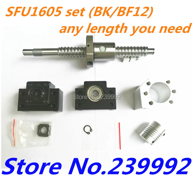 SFU1605 1300 мм набор: SFU1605 1300 мм BK/BF12 Концевая обработка + 1605 шаровая гайка + Корпус гайки + BK/BF12 Торцевая Опора + муфта
SFU1605 1300 мм набор: SFU1605 1300 мм BK/BF12 Концевая обработка + 1605 шаровая гайка + Корпус гайки + BK/BF12 Торцевая Опора + муфта