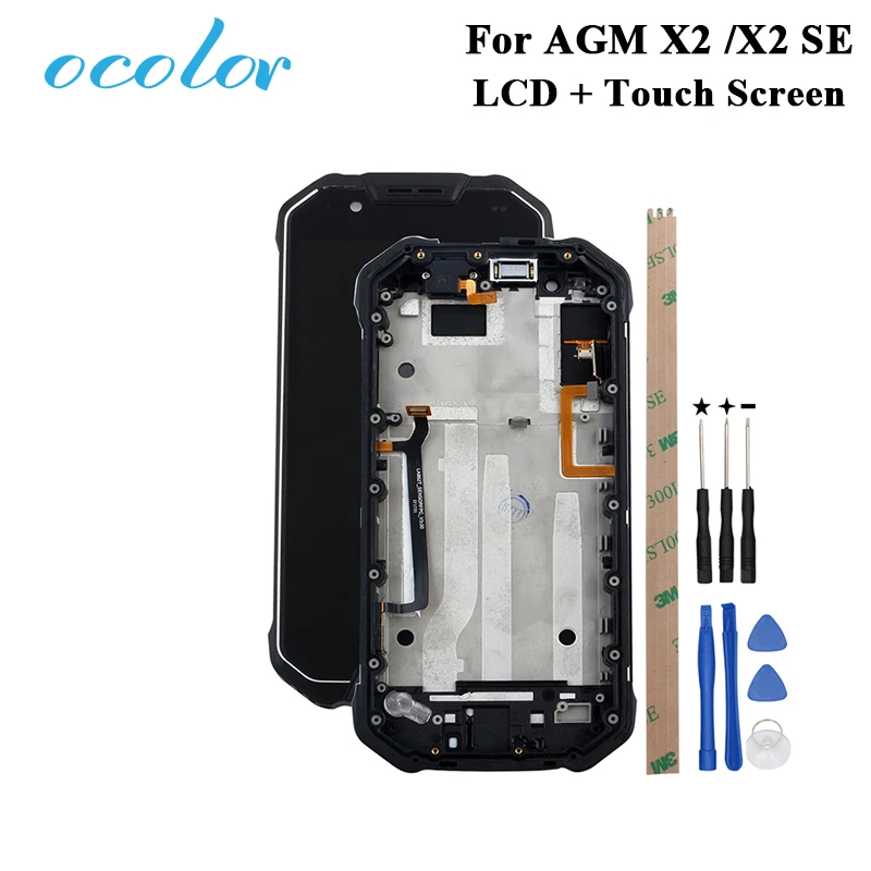 ocolor For AGM X2 X2 SE LCD Display and Touch Screen With Frame Digitizer Assembly Replacement +Tools +Adhesive For AGM X2 LCD
ocolor For AGM X2 X2 SE LCD Display and Touch Screen With Frame Digitizer Assembly Replacement +Tools +Adhesive For AGM X2 LCD