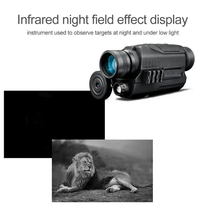 Boshile Monocular Night Vision Infrared Digital Scope for Hunting Telescope Outdoor Camping Adventure Night Hunting Equipment
Boshile Monocular Night Vision Infrared Digital Scope for Hunting Telescope Outdoor Camping Adventure Night Hunting Equipment
