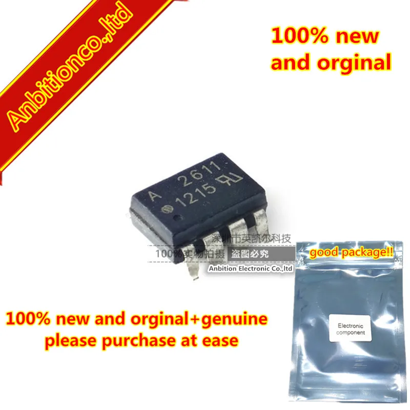 10pcs 100% new and orginal HCPL-2611 DIP8 HIGH SPEED-10 MBit/s LOGIC GATE OPTOCOUPLERS in stock
10pcs 100% new and orginal HCPL-2611 DIP8 HIGH SPEED-10 MBit/s LOGIC GATE OPTOCOUPLERS in stock