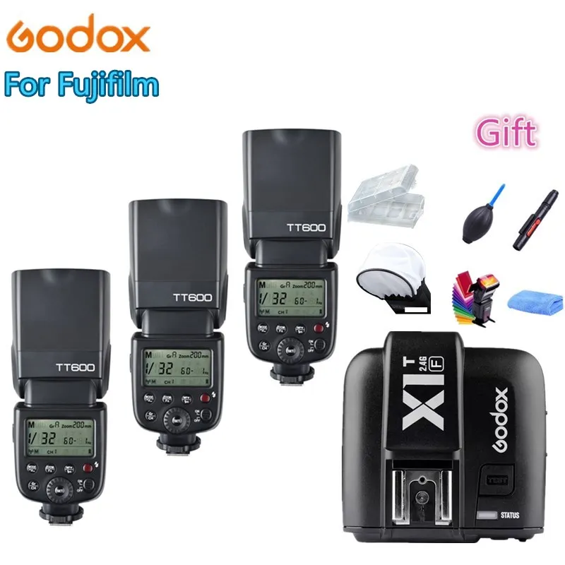 Godox TT600 2.4G Wireless Master Slave X1T-F TTL HSS Camera Flash Speedlite for Fujifilm x-t20 x-t2 x100f xt2 x-t10 fuji x-t2 x
Godox TT600 2.4G Wireless Master Slave X1T-F TTL HSS Camera Flash Speedlite for Fujifilm x-t20 x-t2 x100f xt2 x-t10 fuji x-t2 x