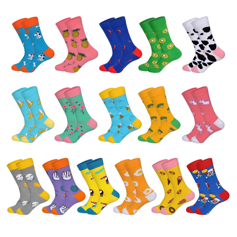 LIONZONE 2019 Newly Mens Socks Gift for Men Bright Colored Eur40-46 Streetwear Hip Hop Fashion Custom Happy Socks Harajuku
LIONZONE 2019 Newly Mens Socks Gift for Men Bright Colored Eur40-46 Streetwear Hip Hop Fashion Custom Happy Socks Harajuku