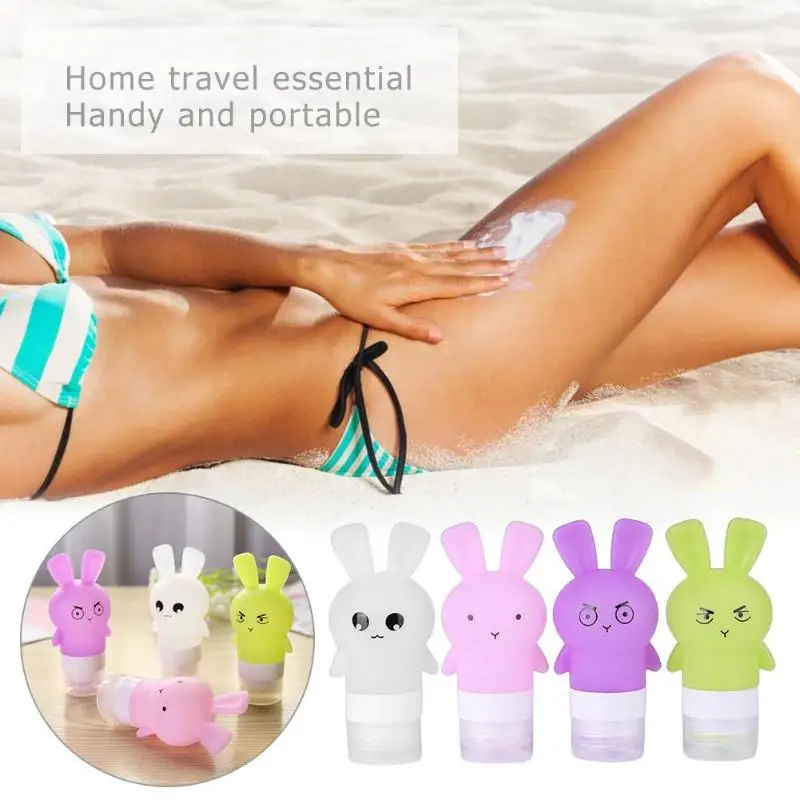 75ml Portable Cute Rabbit Empty Silicone Shampoo Squeeze Bottle Shower Lotion Bath Travel Packing Container 4color
75ml Portable Cute Rabbit Empty Silicone Shampoo Squeeze Bottle Shower Lotion Bath Travel Packing Container 4color