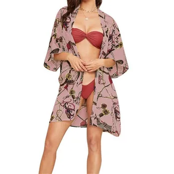 New Summer Women's Swimwear Kaftan Covers Up Dress Cardigan Kimono Bikini Beachwear Ladies' New Sexy Floral Printed Hot Selling
New Summer Women's Swimwear Kaftan Covers Up Dress Cardigan Kimono Bikini Beachwear Ladies' New Sexy Floral Printed Hot Selling