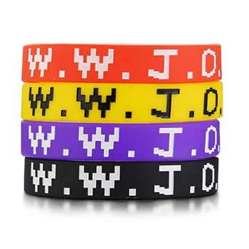 50pcs WWJD what would Jesus do Religious Silicone Wristbands Bracelets Bible Verses Bracelets Christian Religious Jewelry Gifts
50pcs WWJD what would Jesus do Religious Silicone Wristbands Bracelets Bible Verses Bracelets Christian Religious Jewelry Gifts