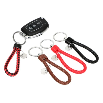 Car Keyring Hand-woven Leather Rope Keychain Key Rings Key Holder Car-styling Auto Accessories Creative Key Chain
Car Keyring Hand-woven Leather Rope Keychain Key Rings Key Holder Car-styling Auto Accessories Creative Key Chain