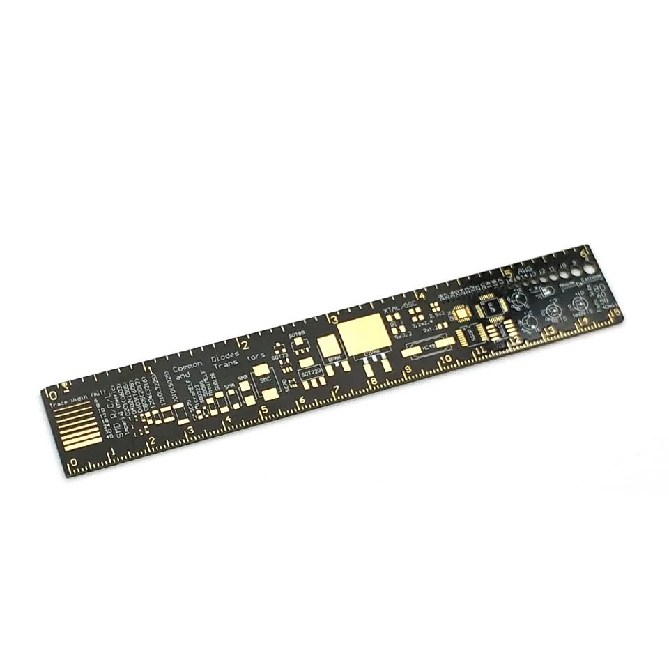PCB Ruler For Electronic Engineers For Geeks Makers For Arduino Fans PCB Reference Ruler PCB Packaging Units V2 - 6
PCB Ruler For Electronic Engineers For Geeks Makers For Arduino Fans PCB Reference Ruler PCB Packaging Units V2 - 6