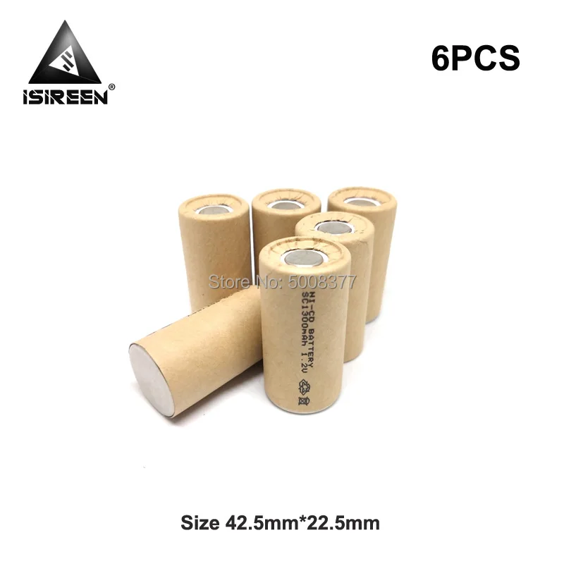 1.2V 1300mAh NI CD Rechargeable SC Ni-CD Batteries Power Tool Battery Subc Cell Accumulator For Electric Battery Pack 6V 12V 18V
1.2V 1300mAh NI CD Rechargeable SC Ni-CD Batteries Power Tool Battery Subc Cell Accumulator For Electric Battery Pack 6V 12V 18V