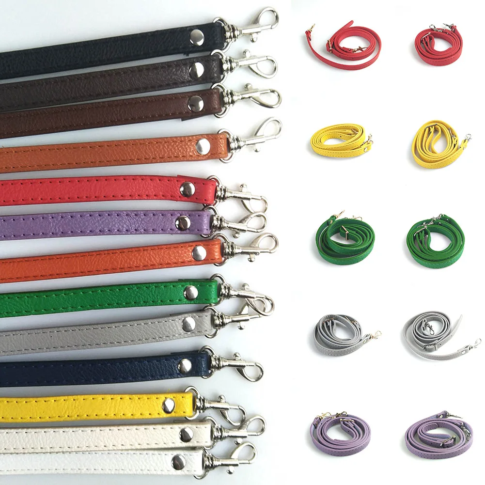 120cm Leather Shoulder Bag Belts Strap Accessories DIY Crossbody Adjustable Belt Strape Solid Color 12 color PU Bags Belts Hot
120cm Leather Shoulder Bag Belts Strap Accessories DIY Crossbody Adjustable Belt Strape Solid Color 12 color PU Bags Belts Hot
