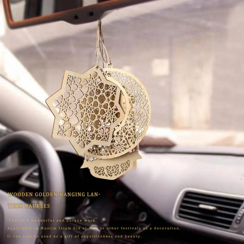 3pcs/set Islam Eid Ramadan Mubarak Hollow Decorations Wooden Golden Hanging Lantern Baubles Eid Al-Fitr DIY Decoration
3pcs/set Islam Eid Ramadan Mubarak Hollow Decorations Wooden Golden Hanging Lantern Baubles Eid Al-Fitr DIY Decoration