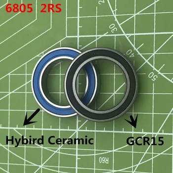 Free shipping 6805 Hybrid Ceramic Bearing 25x37x7 mm ABEC-3 ( 2 PC ) Bicycle Bottom Brackets & Spares 6805RS Si3N4 Ball Bearings
Free shipping 6805 Hybrid Ceramic Bearing 25x37x7 mm ABEC-3 ( 2 PC ) Bicycle Bottom Brackets & Spares 6805RS Si3N4 Ball Bearings