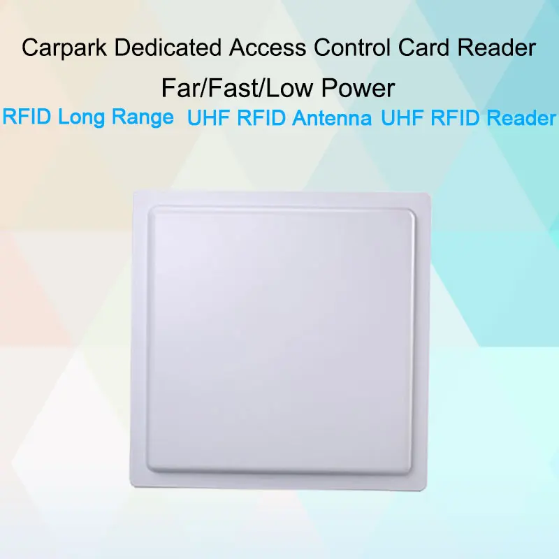 Фото OULET UHF RFID Card Reader 15 м Диапазон 12dbi антенны RS232/RS485/Wiegand для парковки - купить