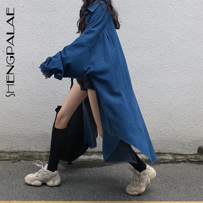 SHENGPALAE 2019 Solid Color Black Jackets Loose Large Size Turn-down Collar Long Sleeve Europe Fashion Summer Women Coat FL990
SHENGPALAE 2019 Solid Color Black Jackets Loose Large Size Turn-down Collar Long Sleeve Europe Fashion Summer Women Coat FL990