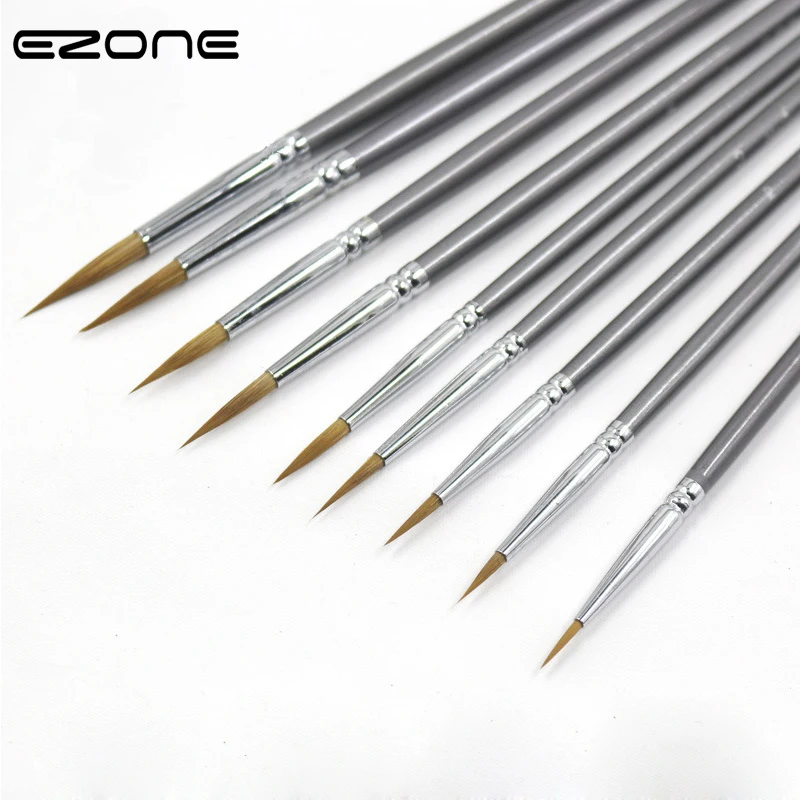 EZONE Long Pole Hook Line Pen Oil Painting Line Drawing Pen 1PC Nylon Hair Painting Brush Different Size Wood Handle Art Supply
EZONE Long Pole Hook Line Pen Oil Painting Line Drawing Pen 1PC Nylon Hair Painting Brush Different Size Wood Handle Art Supply