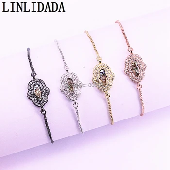 10Pcs Micro Pave CZ Natural Shell Charms Hamsa Hand Connector Bracelets for Women Adjustable Jewelry LL-B044
10Pcs Micro Pave CZ Natural Shell Charms Hamsa Hand Connector Bracelets for Women Adjustable Jewelry LL-B044
