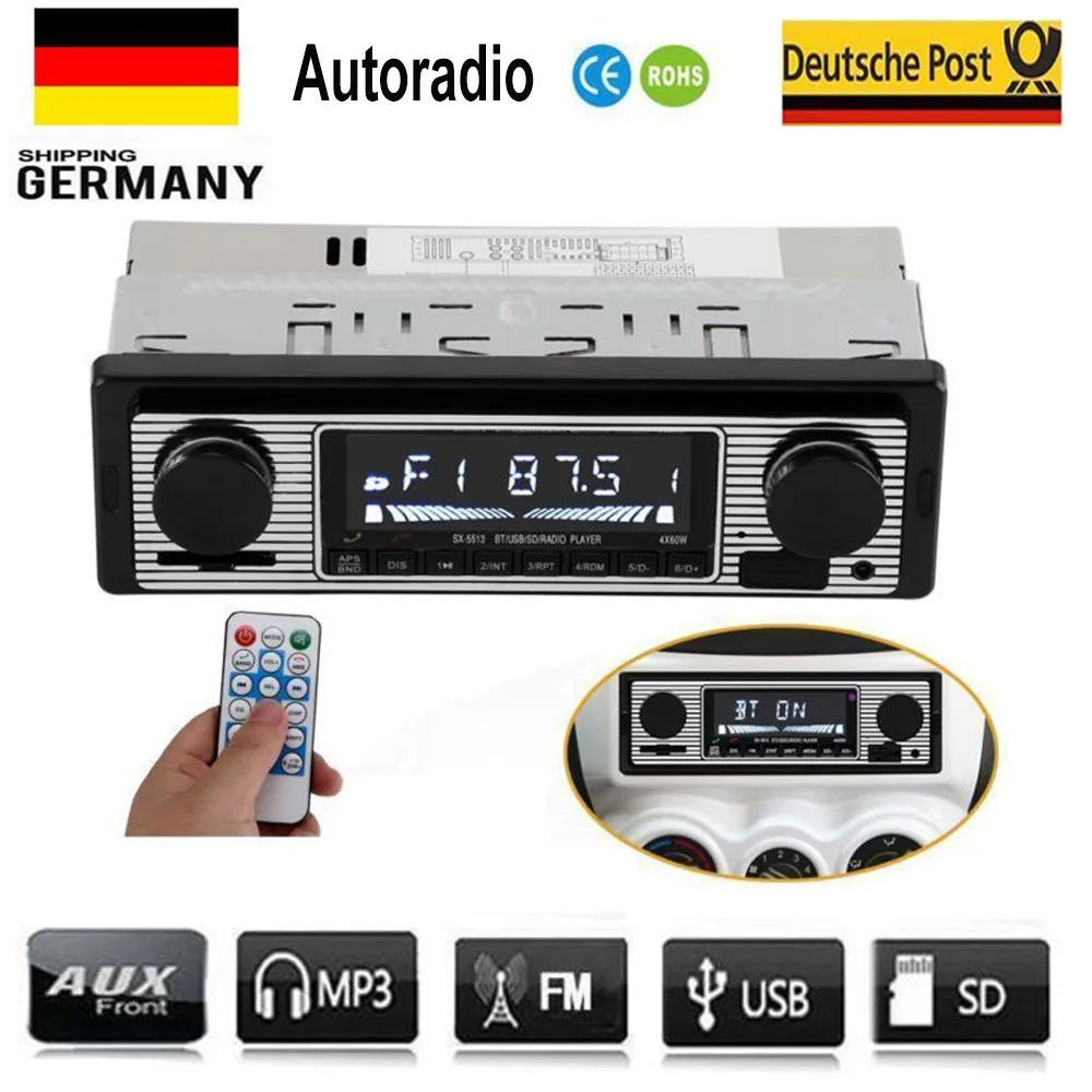 1DIN Car Stereo Audio MP3 Player Bluetooth 2.0 FM MP3 Radio Player In-Dash Handsfree With AUX-IN SD USB DC 12V
1DIN Car Stereo Audio MP3 Player Bluetooth 2.0 FM MP3 Radio Player In-Dash Handsfree With AUX-IN SD USB DC 12V