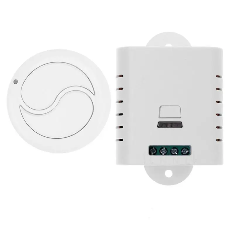 AC220V 433MHz Smart 1CH Wireless Remote Control Switch Receiver+Transmitter for Garage Door/Lamp/Motor Control System
AC220V 433MHz Smart 1CH Wireless Remote Control Switch Receiver+Transmitter for Garage Door/Lamp/Motor Control System