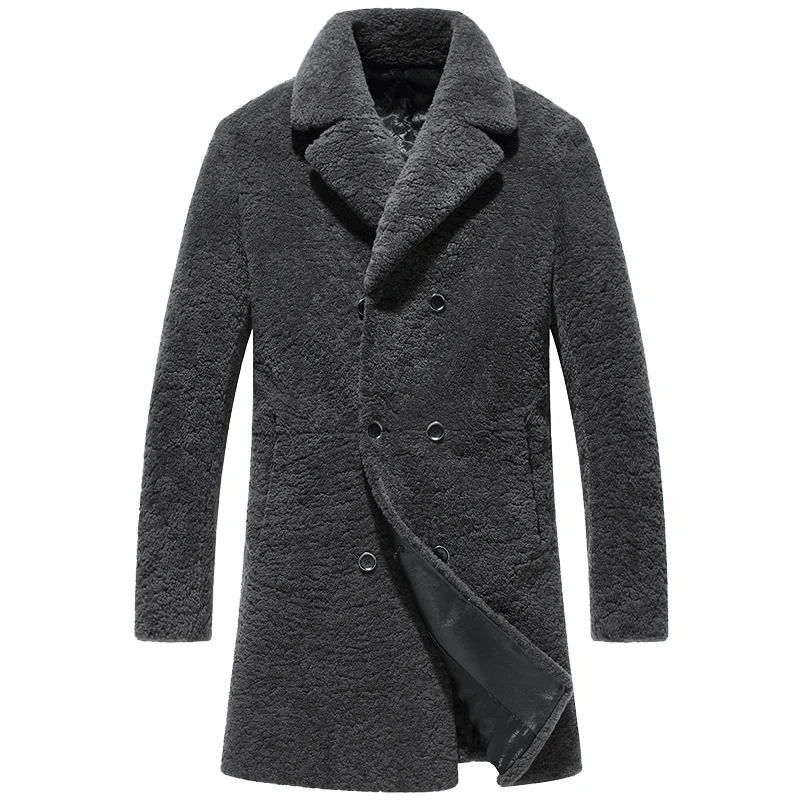 Real Fur Coat Winter Jacket Men Real Sheep Shearling Fur Long Coats Men Clothes 2019 Luxury Warm Jackets Veste Homme 323 Y1710
Real Fur Coat Winter Jacket Men Real Sheep Shearling Fur Long Coats Men Clothes 2019 Luxury Warm Jackets Veste Homme 323 Y1710