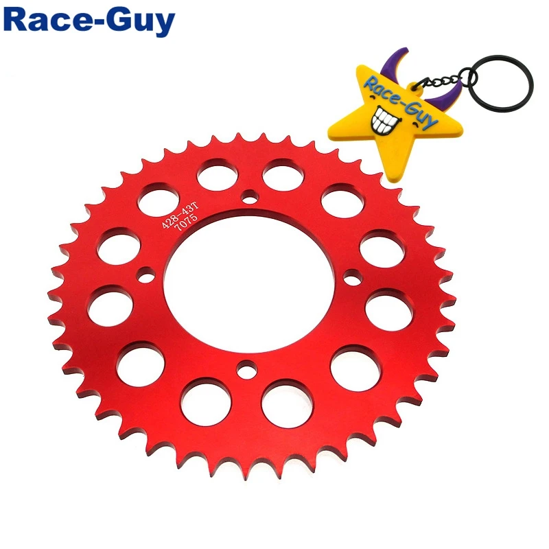 428 43 Teeth 76mm Aluminum Billet Rear Sprocket For Chinese SDG Wheel 50 70 90 110 125 140 150 160 170 180 190cc Pit Dirt Bike
428 43 Teeth 76mm Aluminum Billet Rear Sprocket For Chinese SDG Wheel 50 70 90 110 125 140 150 160 170 180 190cc Pit Dirt Bike