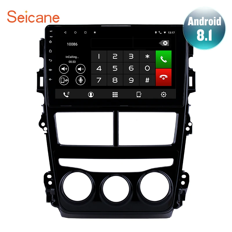 Seicane 9 inch Car Stereo Android 8.1 GPS Navigation for 2018 Toyota vios Manual Air Conditioner Support Rearview camera DVR SWC
Seicane 9 inch Car Stereo Android 8.1 GPS Navigation for 2018 Toyota vios Manual Air Conditioner Support Rearview camera DVR SWC