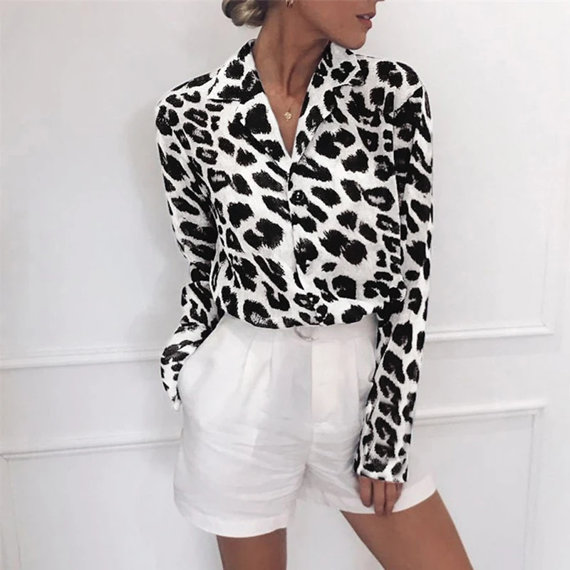 Jocoo Jolee Sexy Leopard Print Chiffon Blouse Women 2019 Casual Loose Tops Turn Down Collar Lady Office Shirt Blusas Plus Size
Jocoo Jolee Sexy Leopard Print Chiffon Blouse Women 2019 Casual Loose Tops Turn Down Collar Lady Office Shirt Blusas Plus Size