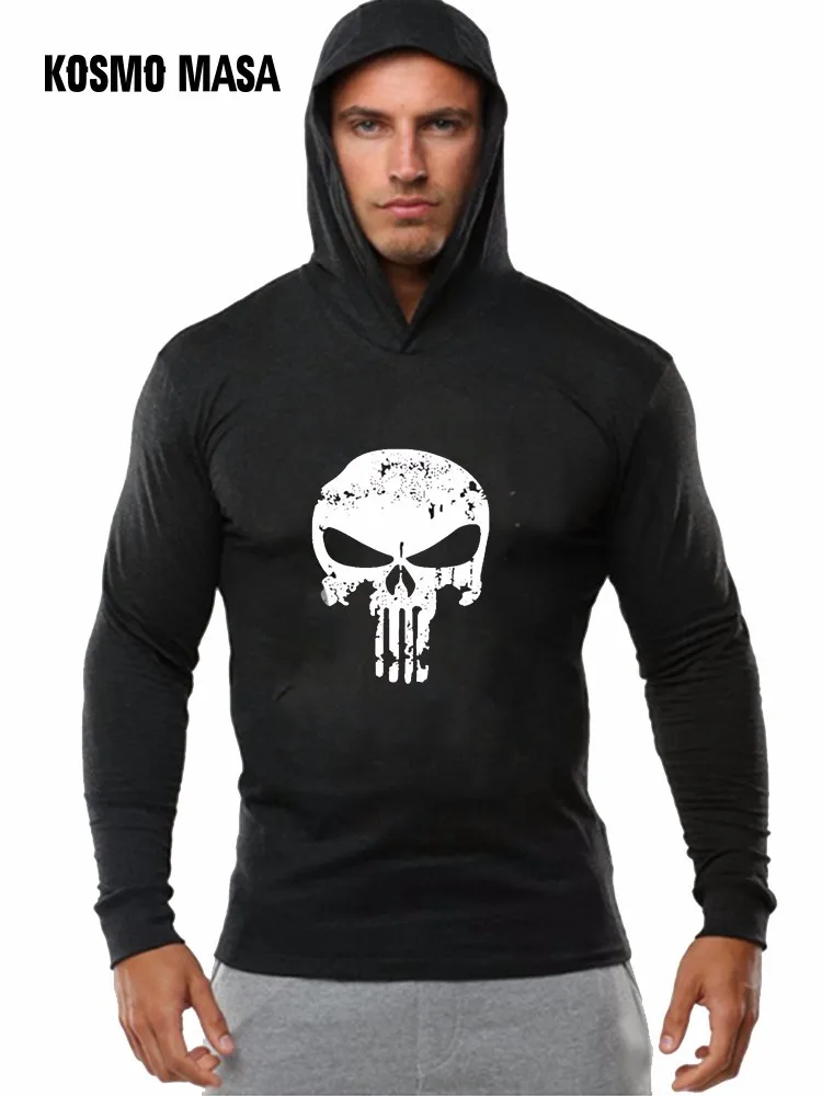 KOSMO MASA Black Skull Anime Gym Long Sleeve T Shirt Men Cotton Hooded Top Summer Casual Bodybuilding T-shirts for Men MC0339
KOSMO MASA Black Skull Anime Gym Long Sleeve T Shirt Men Cotton Hooded Top Summer Casual Bodybuilding T-shirts for Men MC0339