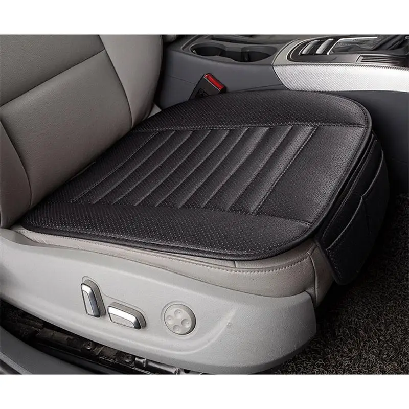 Pu Leather Seat Cover Cushion Bamboo Charcoal Car Interior Seat Cushion Cover Pad Mat With Pocket Case Car Accessories
Pu Leather Seat Cover Cushion Bamboo Charcoal Car Interior Seat Cushion Cover Pad Mat With Pocket Case Car Accessories
