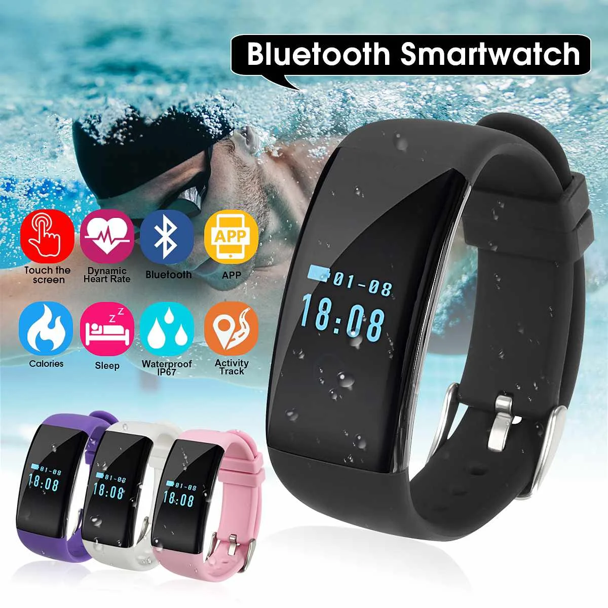 IP68 Waterproof D21 Smart Watch Bracelet OLED Blood Oxygen Heart Rate Monitor Sleep Management Wristband For Android for IOS
IP68 Waterproof D21 Smart Watch Bracelet OLED Blood Oxygen Heart Rate Monitor Sleep Management Wristband For Android for IOS