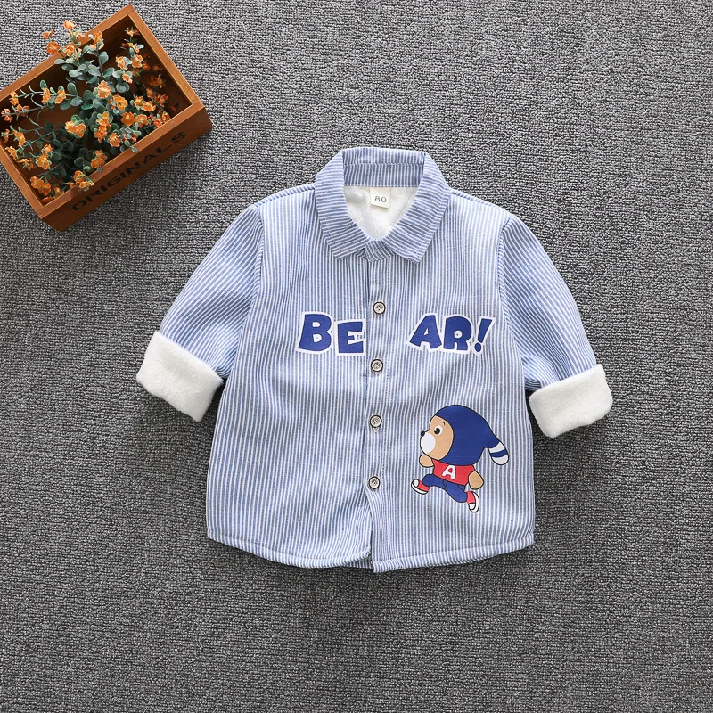 1-5Y Long Casual Baby Shirt Fleece Clothes Boys Boy Thick Winter Cotton Shirts Sleeve Korean Warm 2019 Children Kids Striped For
1-5Y Long Casual Baby Shirt Fleece Clothes Boys Boy Thick Winter Cotton Shirts Sleeve Korean Warm 2019 Children Kids Striped For