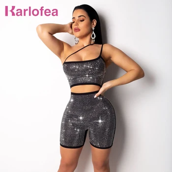 Karlofea Women Sexy Diamond Romper New Shiny Rhinestone Hollow Out Short Jumpsuit Club Party Wear Black Gold Playsuit Rompers
Karlofea Women Sexy Diamond Romper New Shiny Rhinestone Hollow Out Short Jumpsuit Club Party Wear Black Gold Playsuit Rompers