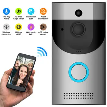 Smart Wireless WIFI Doorbell HD Video Camera Ring Motion Detection Night Vision Hot Doorbells
Smart Wireless WIFI Doorbell HD Video Camera Ring Motion Detection Night Vision Hot Doorbells