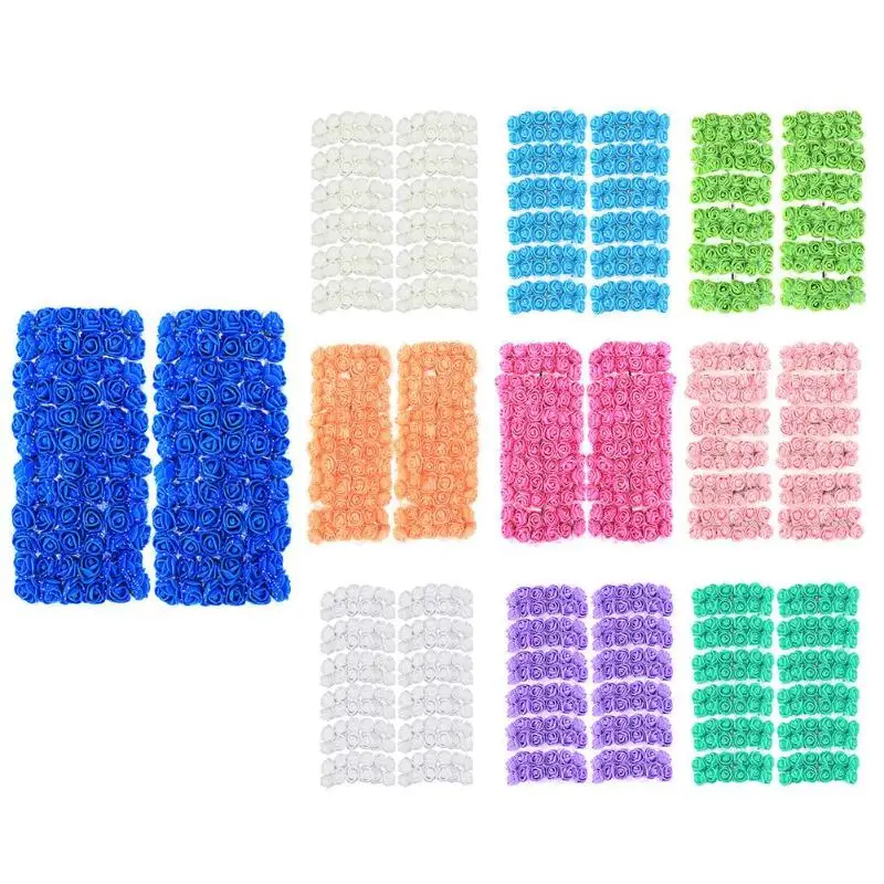144 pcs Mini Foam Roses Artificial Flowers Home Decoration Car Fake Wedding Rose Party Supplies Multicolor Bouquet
144 pcs Mini Foam Roses Artificial Flowers Home Decoration Car Fake Wedding Rose Party Supplies Multicolor Bouquet