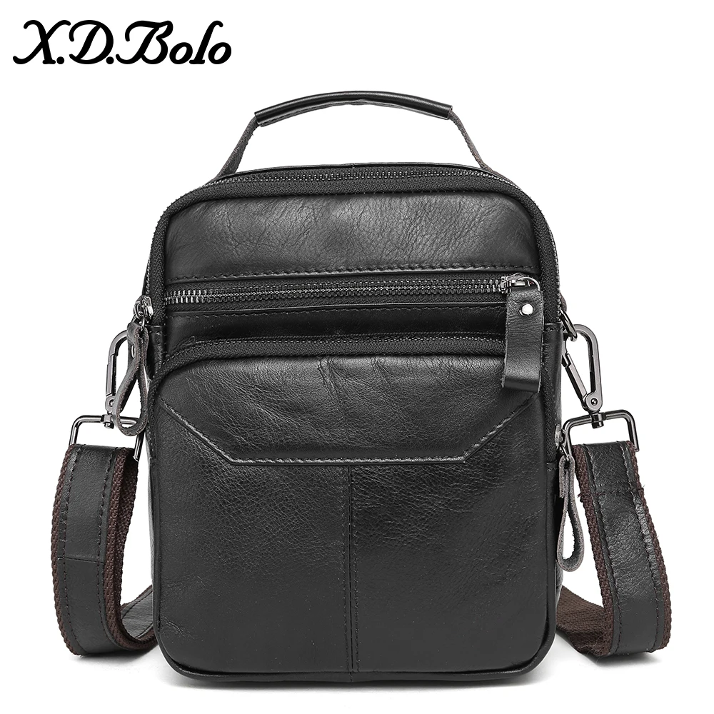X.D.BOLO Shoulder Bags for Men Genuine Leather Messenger Bag Retro Flap Handle-top Men's Handbags with Interior Zipper Pocket
X.D.BOLO Shoulder Bags for Men Genuine Leather Messenger Bag Retro Flap Handle-top Men's Handbags with Interior Zipper Pocket