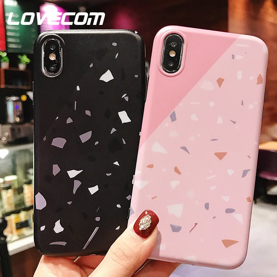 LOVECOM Splicing Color Marble Cases For iPhone XS Max XR XS X 6 6S 7 8 Plus Soft IMD Full Body Phone Back Cover Coque Gifts
LOVECOM Splicing Color Marble Cases For iPhone XS Max XR XS X 6 6S 7 8 Plus Soft IMD Full Body Phone Back Cover Coque Gifts