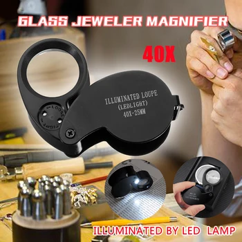 Different Price 40x 25mm Glass Magnifying Magnifier Jeweler Eye Jewelry Loupe Loop Led Light Watchmaker Tools 
Different Price 40x 25mm Glass Magnifying Magnifier Jeweler Eye Jewelry Loupe Loop Led Light Watchmaker Tools