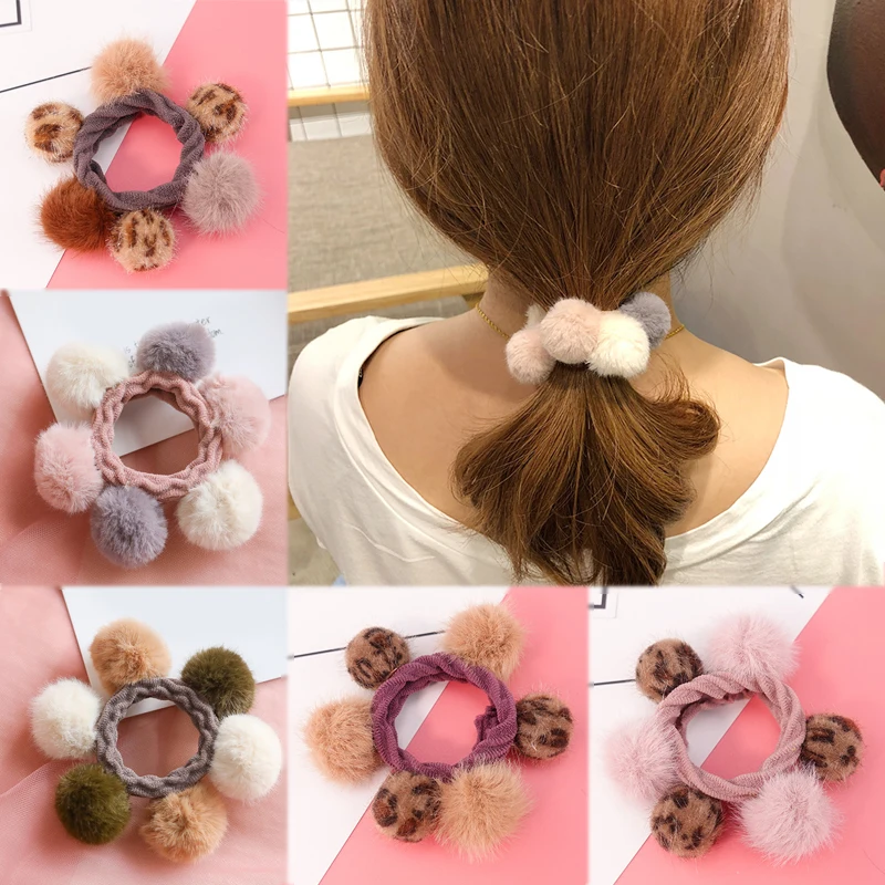 Elastic Hot Sale 7 Colors Fuzzy Ball 1PC Women Hair Accessories Ponytail Holder Adjustable Leopard Print Hair Rope Graceful
Elastic Hot Sale 7 Colors Fuzzy Ball 1PC Women Hair Accessories Ponytail Holder Adjustable Leopard Print Hair Rope Graceful