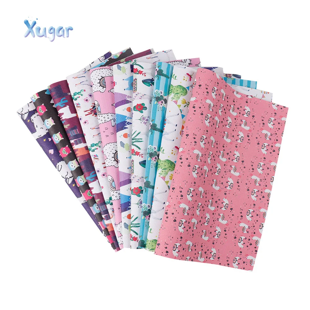 22cm*30cm Synthetic Leather Sheet Cute Alpaca Plant Printed Pu Fabric For DIY Bag Hairbows Patchwork Sewing DIY Material Fabric
22cm*30cm Synthetic Leather Sheet Cute Alpaca Plant Printed Pu Fabric For DIY Bag Hairbows Patchwork Sewing DIY Material Fabric