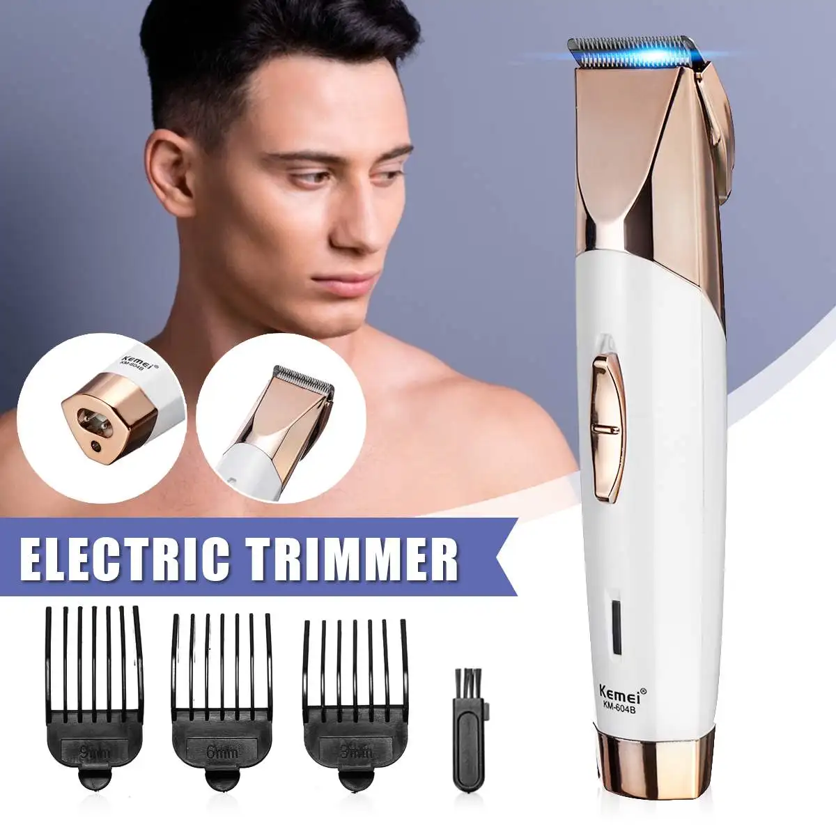 Electric Hair Clipper Professional Hair Trimmer Shaver Rechargeable Haircutting Machine Hair Cutter Accessory with Comb
Electric Hair Clipper Professional Hair Trimmer Shaver Rechargeable Haircutting Machine Hair Cutter Accessory with Comb