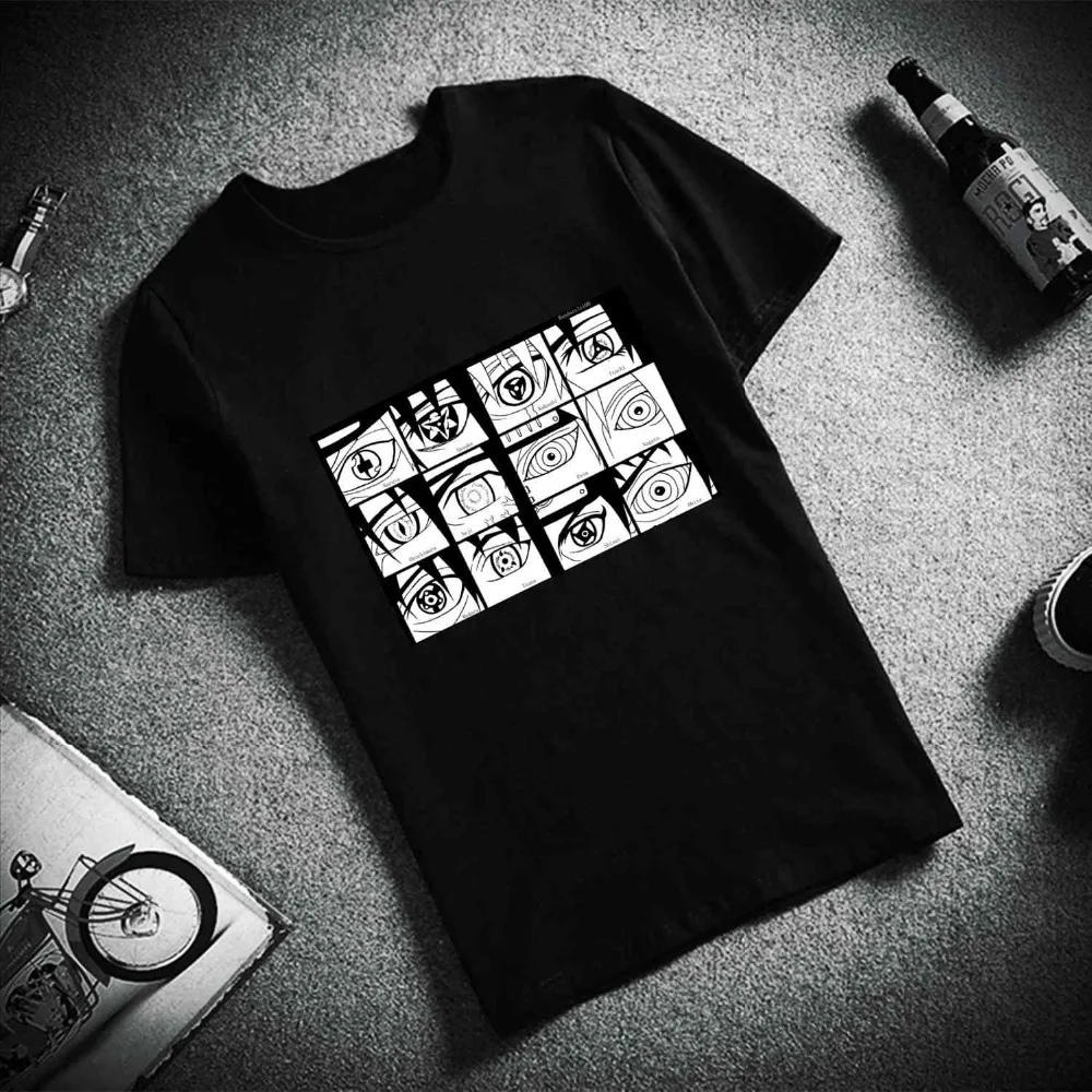 Fashion Short Sleeve TShirt Uchiha eyes Itachi Sasuke Hatake Kakashi Naruto Printed 100% Cotton Top Tees Unisex TShirt
Fashion Short Sleeve TShirt Uchiha eyes Itachi Sasuke Hatake Kakashi Naruto Printed 100% Cotton Top Tees Unisex TShirt