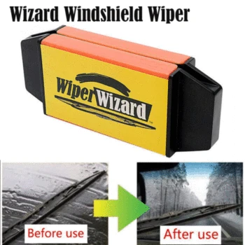 Wiper cleaning brush Wiper Wizard Windshield Blade Restorer improve drivability
Wiper cleaning brush Wiper Wizard Windshield Blade Restorer improve drivability