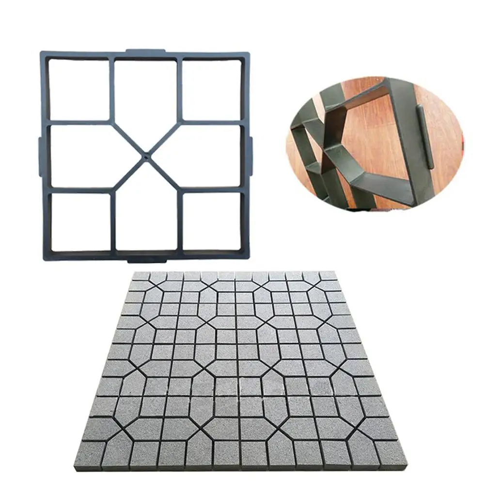 New Garden Concrete Stepping Driveway Stone Path Mold Home Path Floor Road Black Plastic DIY Paving Mould Patio Maker
New Garden Concrete Stepping Driveway Stone Path Mold Home Path Floor Road Black Plastic DIY Paving Mould Patio Maker
