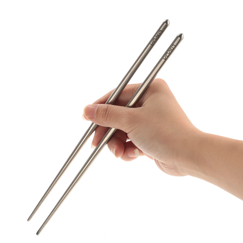 1 Pair of Titanium Lightweight Ultra-strong Square Reusable Chopsticks with Carrying Pouch Outdoor Camping Picnic Utensils
1 Pair of Titanium Lightweight Ultra-strong Square Reusable Chopsticks with Carrying Pouch Outdoor Camping Picnic Utensils