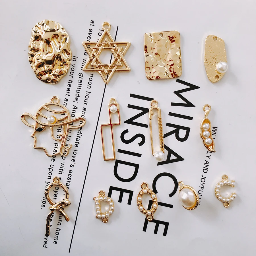 6pcs Alloy imitation pearl pendant DIY earrings jewelry accessories handmade materials fashion fine portrait minimalism
6pcs Alloy imitation pearl pendant DIY earrings jewelry accessories handmade materials fashion fine portrait minimalism