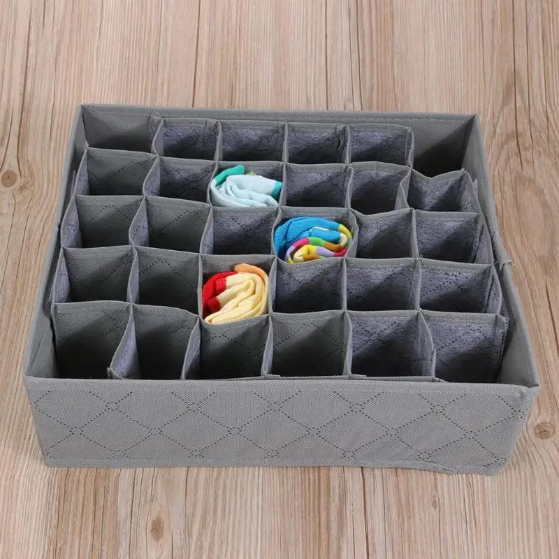 Foldable 30 Cells Bamboo Charcoal Underwear Socks Organizer Scarfs Necktie Panties Storage Case Drawer Home Closet Organizer
Foldable 30 Cells Bamboo Charcoal Underwear Socks Organizer Scarfs Necktie Panties Storage Case Drawer Home Closet Organizer