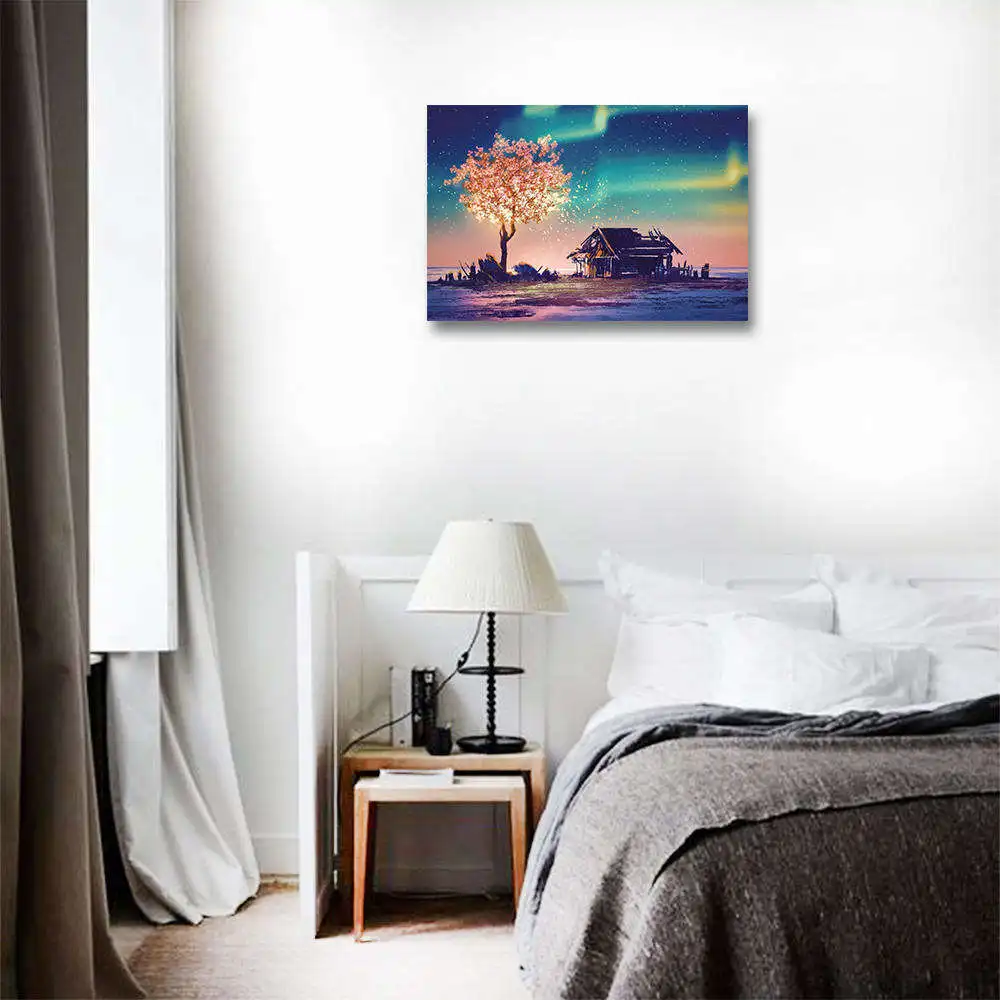 DIY Unframed Flowers tree landscape Pictures Canvas Painting For Living Room Wall Art Poster Home Decor
DIY Unframed Flowers tree landscape Pictures Canvas Painting For Living Room Wall Art Poster Home Decor