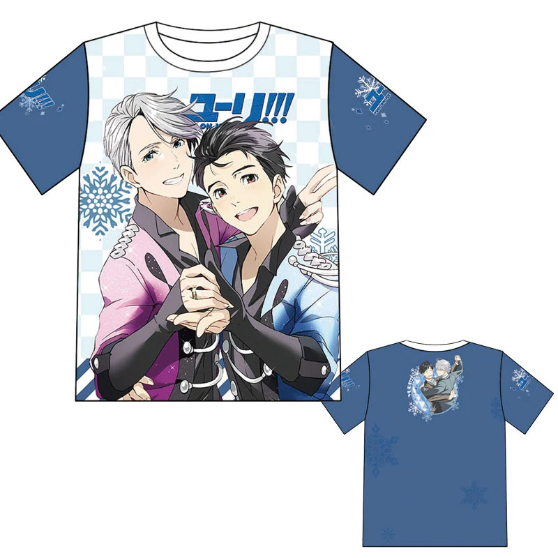 Hot New YURI!!! on ICE YURI ON ICE T-shirt Men Women Short Sleeve Summe dress Cosplay Costumes Tops Unisex Harajuku t shirt
Hot New YURI!!! on ICE YURI ON ICE T-shirt Men Women Short Sleeve Summe dress Cosplay Costumes Tops Unisex Harajuku t shirt